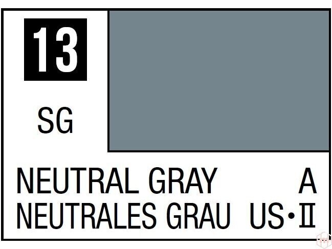 Mr.Hobby - Mr.Color C-013 Neutral Gray, 10ml cena un informācija | Modelēšanas un zīmēšanas piederumi | 220.lv