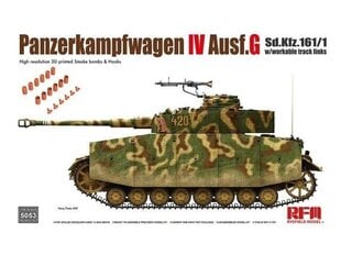 Rye Field Model - Panzerkampfwagen IV Ausf. G Sd.Kfz. 161/1 w/ workable track links, 1/35, 5053 цена и информация | Конструкторы и кубики | 220.lv