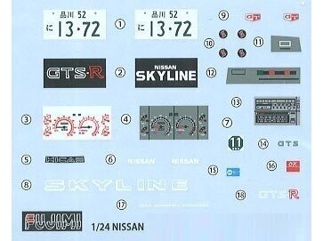 Fujimi - Skyline GTS-R (HR31) 1987 2 Door, 1/24, 03995 цена и информация | Konstruktori | 220.lv