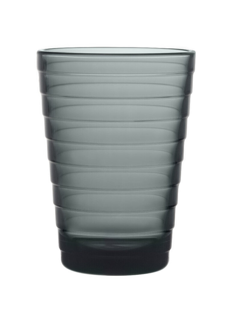 Iittala Aino Aalto glāze 22 cl, tumši pelēkā krāsā, 2 gab. cena un informācija | Glāzes, krūzes, karafes | 220.lv