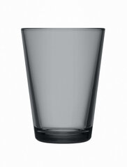 Стакан для напитков Iittala Kartio 40cl темно-серый, 2шт цена и информация | Стаканы, фужеры, кувшины | 220.lv