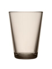 Iittala Kartio glāze 40 cl bēša, 2 gab. cena un informācija | Glāzes, krūzes, karafes | 220.lv