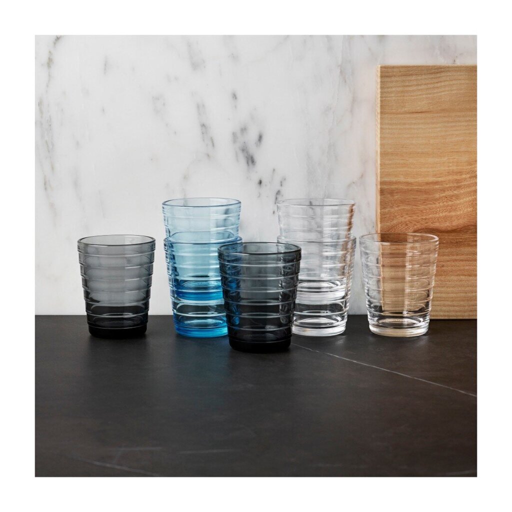 Iittala Aino Aalto glāze 22 cl, dzidra 2 gab. cena un informācija | Glāzes, krūzes, karafes | 220.lv