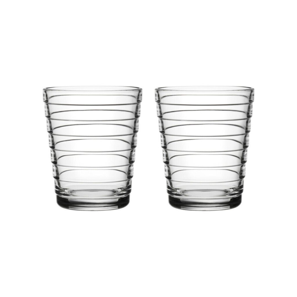 Iittala Aino Aalto glāze 22 cl, dzidra 2 gab. цена и информация | Glāzes, krūzes, karafes | 220.lv