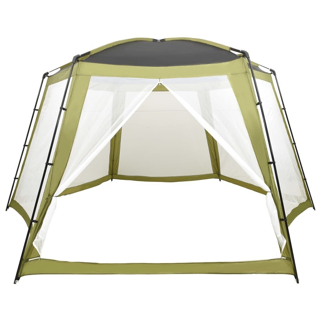 vidaXL - telts peldbaseinam, zaļā krāsā, 590x520x250cm, audums цена и информация | Baseinu piederumi | 220.lv