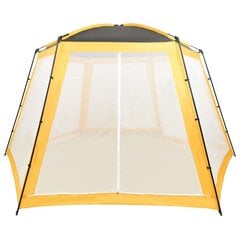 vidaXL - telts peldbaseinam, dzeltenā krāsā, 500x433x250cm, audums cena un informācija | vidaXL Sports, tūrisms un atpūta | 220.lv