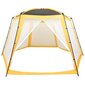 vidaXL - telts peldbaseinam, dzeltenā krāsā, 500x433x250cm, audums cena un informācija | Baseinu piederumi | 220.lv