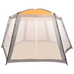 vidaXL - telts peldbaseinam, pelēkā krāsā, 590x520x250cm, audums cena un informācija | Baseinu piederumi | 220.lv