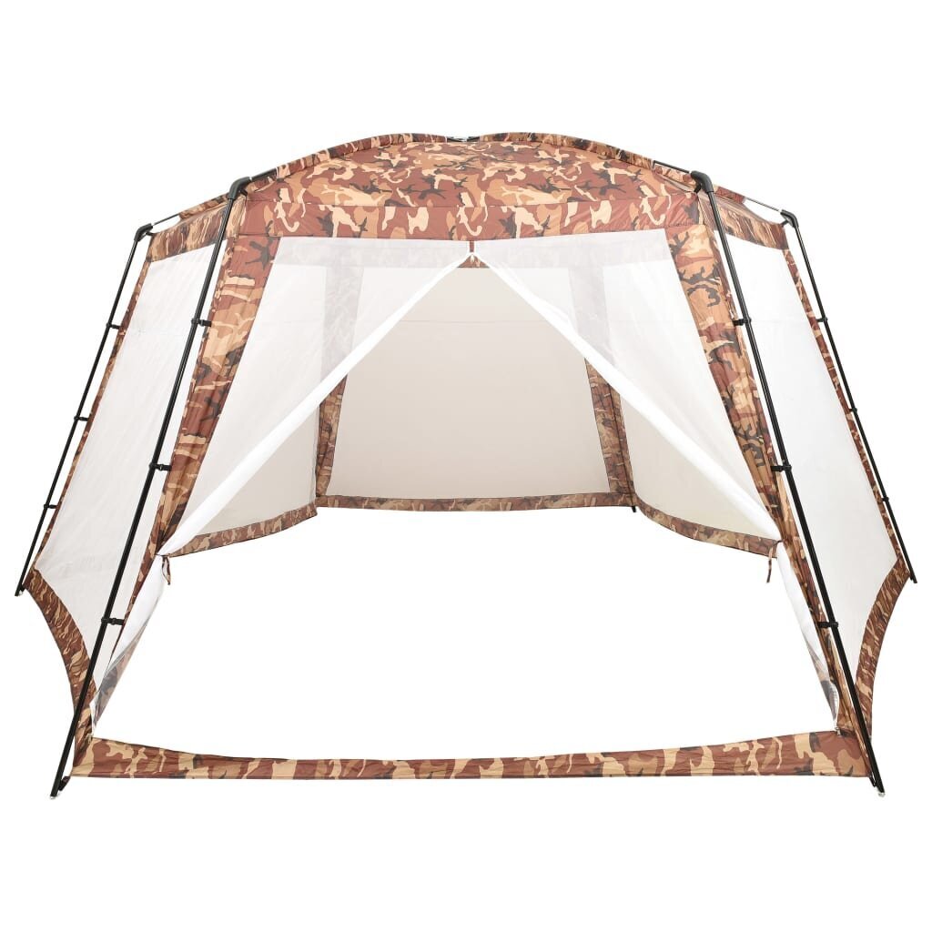 vidaXL - telts baseinam, kamuflāžas, 660x580x250cm, audums cena un informācija | Baseinu piederumi | 220.lv