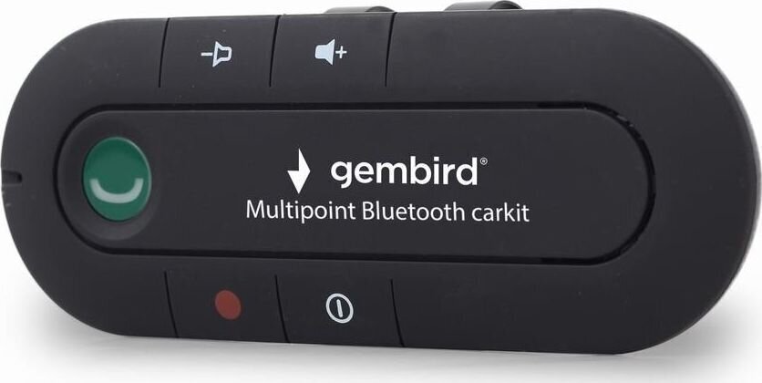 Gembird Multipoint Bluetooth carkit cena un informācija | Mobilo telefonu aksesuāri | 220.lv