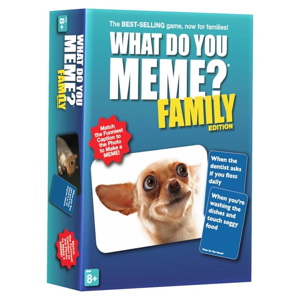 Galda spēle What Do You Meme? Family Edition Adult Party Game, EN cena un informācija | Galda spēles | 220.lv