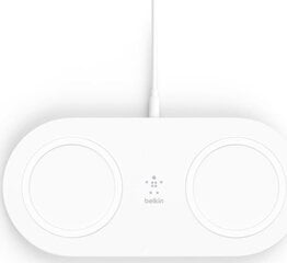 Belkin WIZ008VFWH Dual Wireless,15W cena un informācija | Lādētāji un adapteri | 220.lv