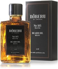 Питательное масло для бороды Noberu No 105 Beard Oil Heavy Black Oak, 30 мл цена и информация | Косметика и средства для бритья | 220.lv