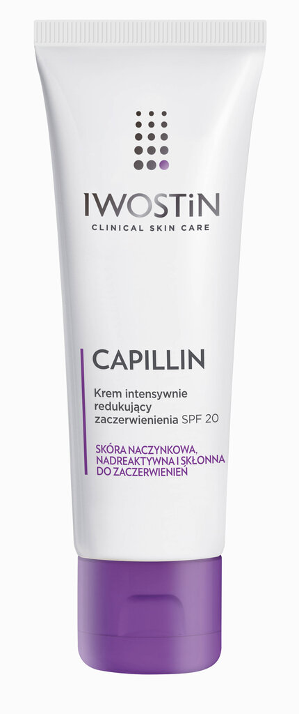 Sejas krēms kuperozai ādai Iwostin Capillin, 40 ml cena un informācija | Sejas krēmi | 220.lv