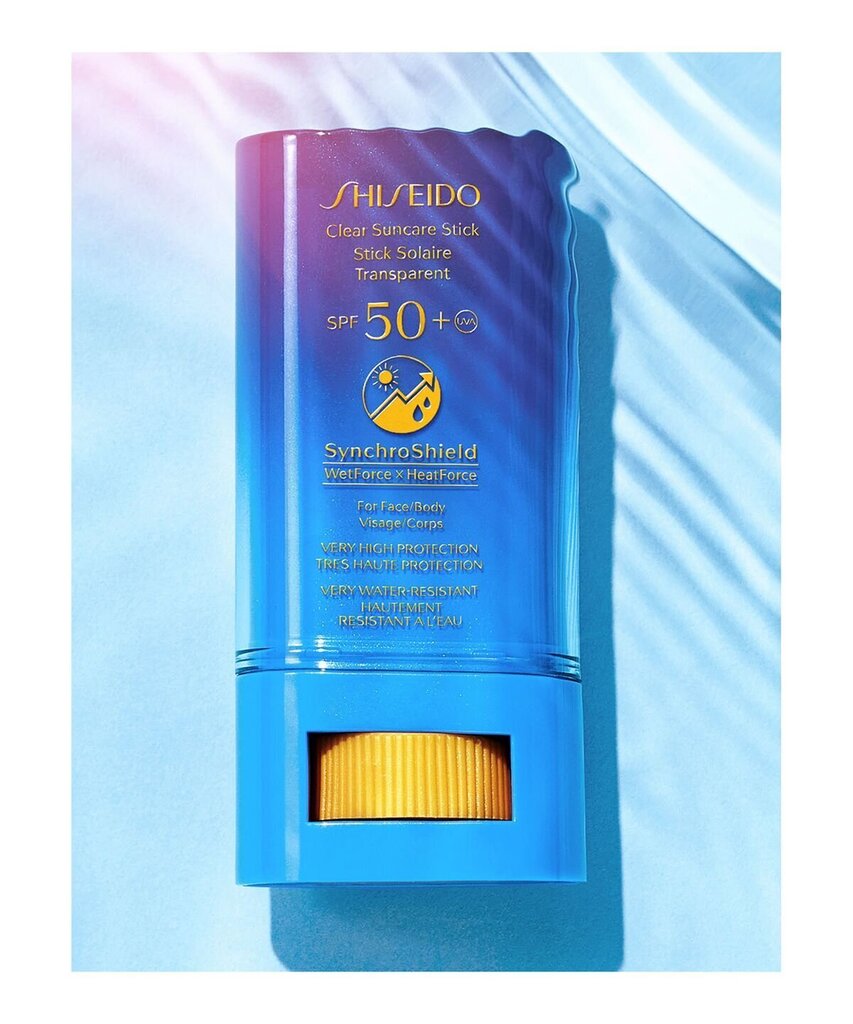 Saules aizsargājošs zīmulis Shiseido Clear Suncare Stick SPF50, 20 g cena un informācija | Sauļošanās krēmi | 220.lv