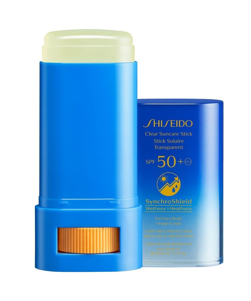 Saules aizsargājošs zīmulis Shiseido Clear Suncare Stick SPF50, 20 g cena un informācija | Sauļošanās krēmi | 220.lv