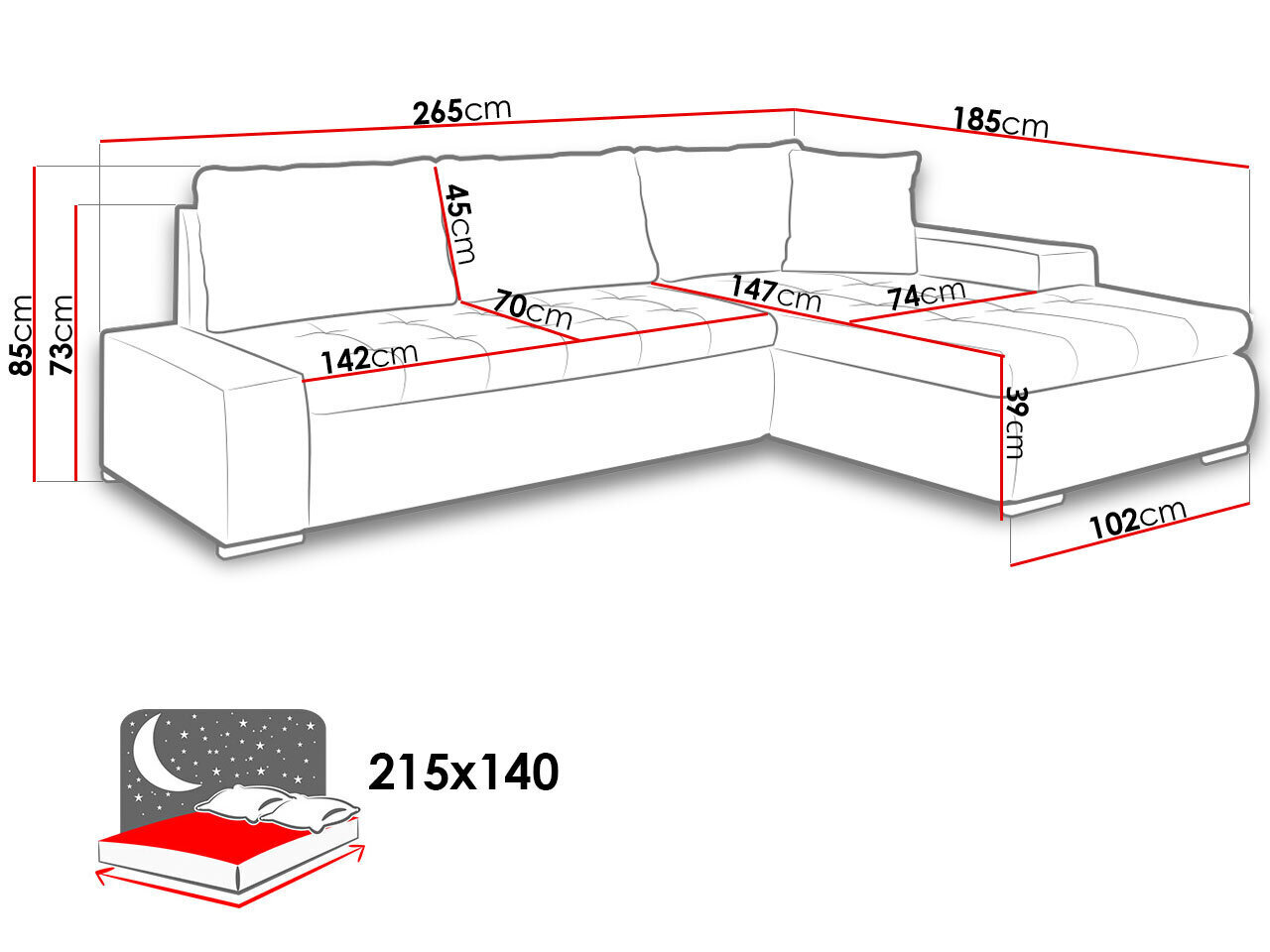 Stūra dīvāngulta Herkules Mini Sale-Lux 05 + Lux 06 cena un informācija | Dīvāni | 220.lv