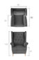 Krēsls Aros-Monolith 37 cena un informācija | Atpūtas krēsli | 220.lv