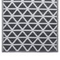 vidaXL - āra paklājs, melns, 80x150cm, PP cena un informācija | Paklāji | 220.lv