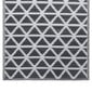 vidaXL - āra paklājs, melns, 160x230cm, PP cena un informācija | Paklāji | 220.lv