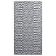 vidaXL - āra paklājs, balts un melns, 160x230cm, PP