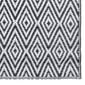 vidaXL - āra paklājs, balts un melns, 160x230cm, PP цена и информация | Paklāji | 220.lv