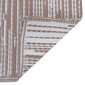 vidaXL - āra paklājs, brūns, 120x180cm, PP цена и информация | Paklāji | 220.lv