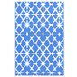 vidaXL - āra paklājs, zils un balts, 160x230cm, PP cena un informācija | Paklāji | 220.lv