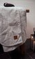 FanniK dvielis Ruutu Light Grey, 100x160 cm lētāk