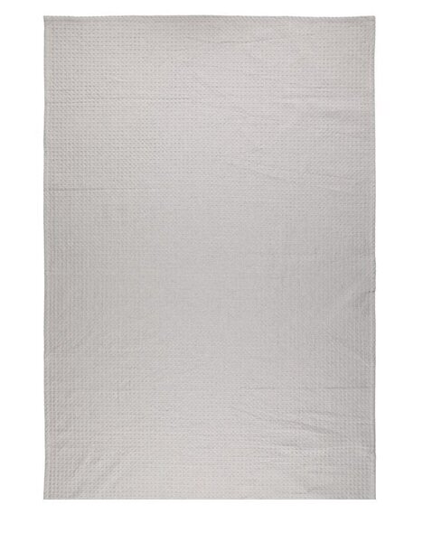 FanniK dvielis Ruutu Light Grey, 100x160 cm