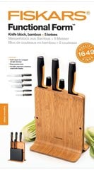 Fiskars набор ножей Functional Form, 6 предметов цена и информация | Fiskars Кухонные товары, товары для домашнего хозяйства | 220.lv