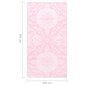 vidaXL - āra paklājs, rozā, 160x230cm, PP cena un informācija | Paklāji | 220.lv