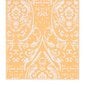 vidaXL - āra paklājs, oranžs un balts, 80x150cm, PP cena un informācija | Paklāji | 220.lv
