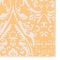 vidaXL - āra paklājs, oranžs un balts, 80x150cm, PP cena un informācija | Paklāji | 220.lv
