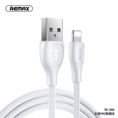 REMAX kabelis USB iPhone Lightning 8 kontaktu Lesu Pro 2,1A RC-160i balts цена и информация | Кабели для телефонов | 220.lv