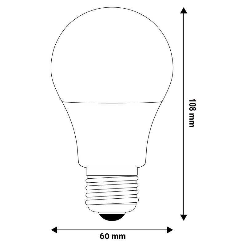 LED spuldze Avide 10W A60 E27 4000K 3 gab цена и информация | Spuldzes | 220.lv