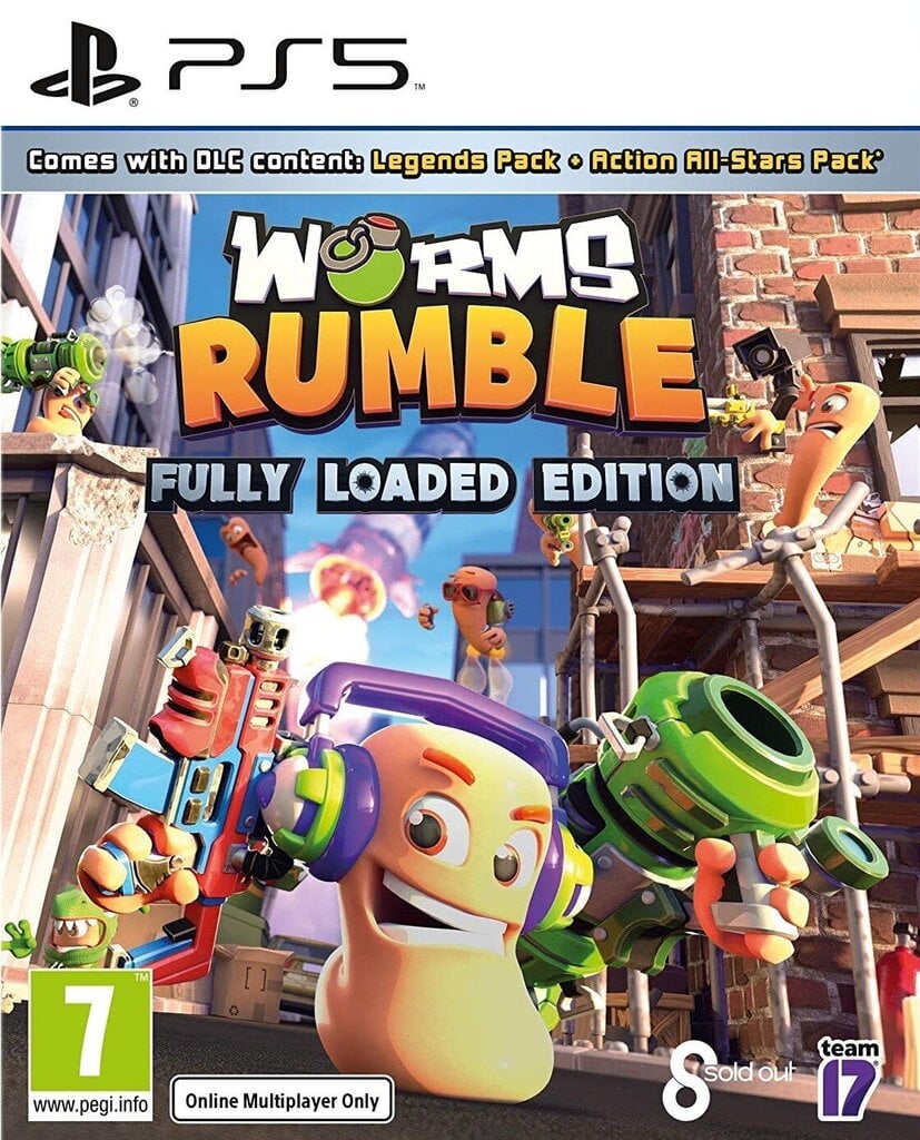 Компьютерная игра PS5 Worms Rumble цена | 220.lv