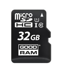 GoodRam microSD atmiņas karte, 32GB cena un informācija | USB Atmiņas kartes | 220.lv