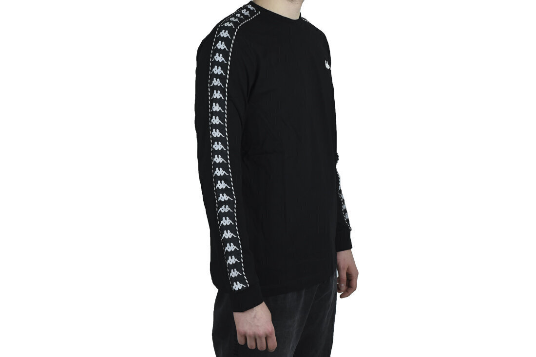 Džemperis vīriešiem Kappa Iantan Longsleeve 309003 19 4006, melns цена и информация | Vīriešu džemperi | 220.lv