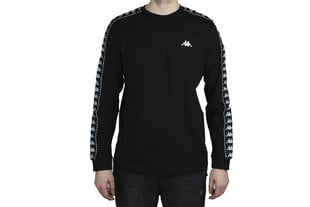 Džemperis vīriešiem Kappa Iantan Longsleeve 309003 19 4006, melns цена и информация | Мужские свитера | 220.lv