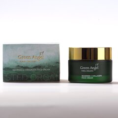 Sejas krēms GREEN ANGEL SEAWEED & COLLAGEN, 50 ml cena un informācija | Sejas krēmi | 220.lv