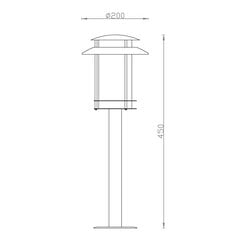 Уличный светильник G.LUX DH-3001D-450 цена и информация | Уличное освещение | 220.lv