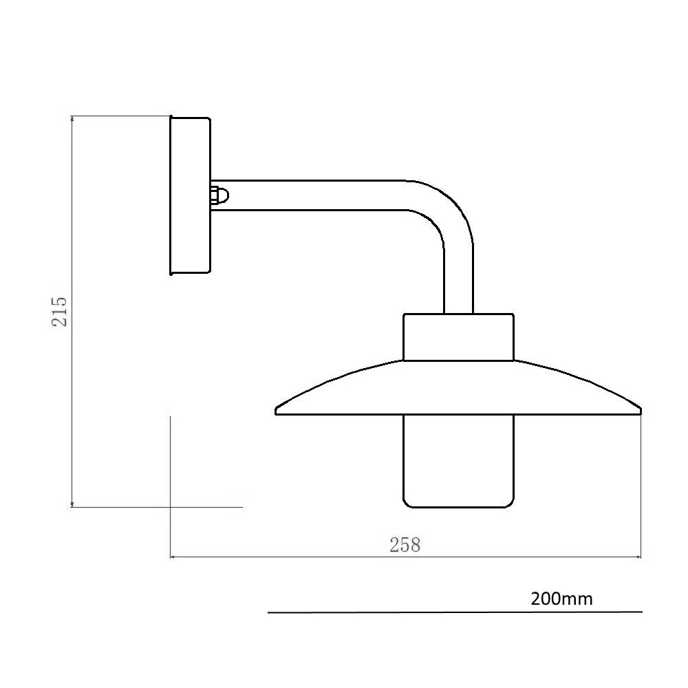 LED sienas āra apgaismojums G.Lux GH-326-LED-GR sienas ielu apgaismojums cena un informācija | Āra apgaismojums | 220.lv