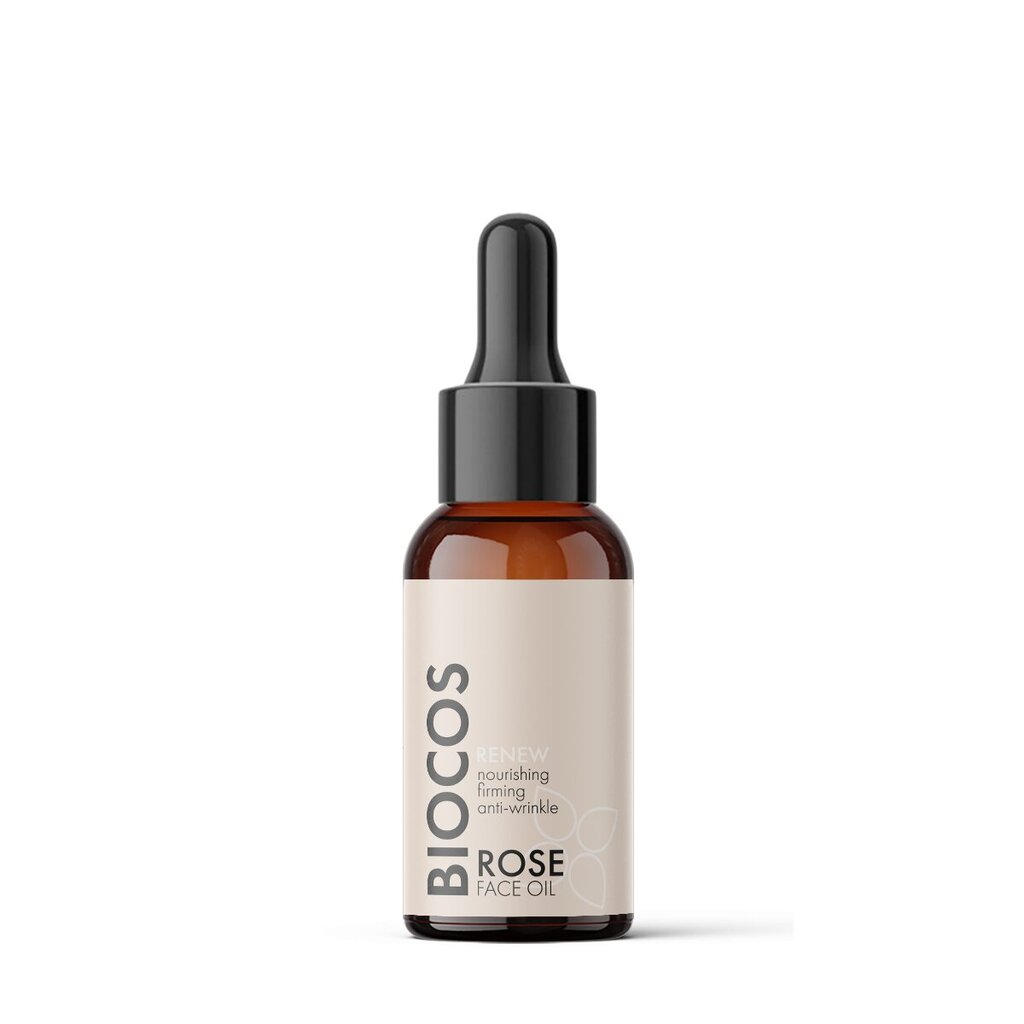 ROSE eļļas sejas serums BIOCOS, 30 ml cena un informācija | Serumi sejai, eļļas | 220.lv