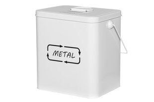 Atkritumu kaste šķirošanai, 4Living Metal cena un informācija | Miskastes | 220.lv