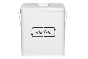 Atkritumu kaste šķirošanai, 4Living Metal cena un informācija | Miskastes | 220.lv