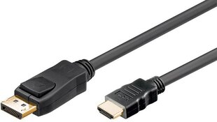 Cable Goobay Disp.Port->HDMI 5m, 51959 cena un informācija | Kabeļi un vadi | 220.lv
