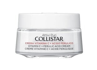 Izgaismojošais sejas krēms Collistar Attivi Puri Vitamine C + Ferulic Acid, 50 ml цена и информация | Кремы для лица | 220.lv