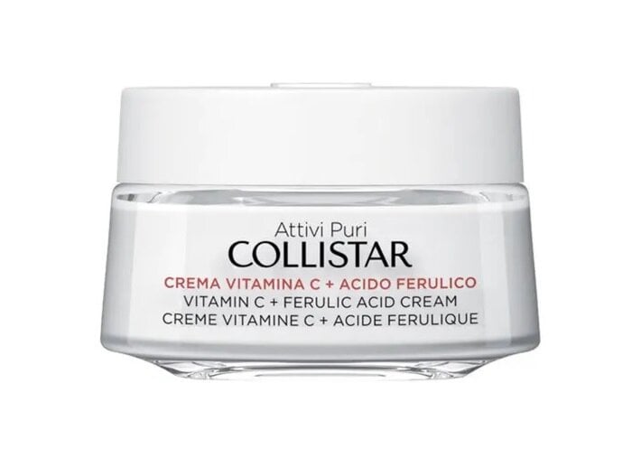 Izgaismojošais sejas krēms Collistar Attivi Puri Vitamine C + Ferulic Acid, 50 ml cena un informācija | Sejas krēmi | 220.lv