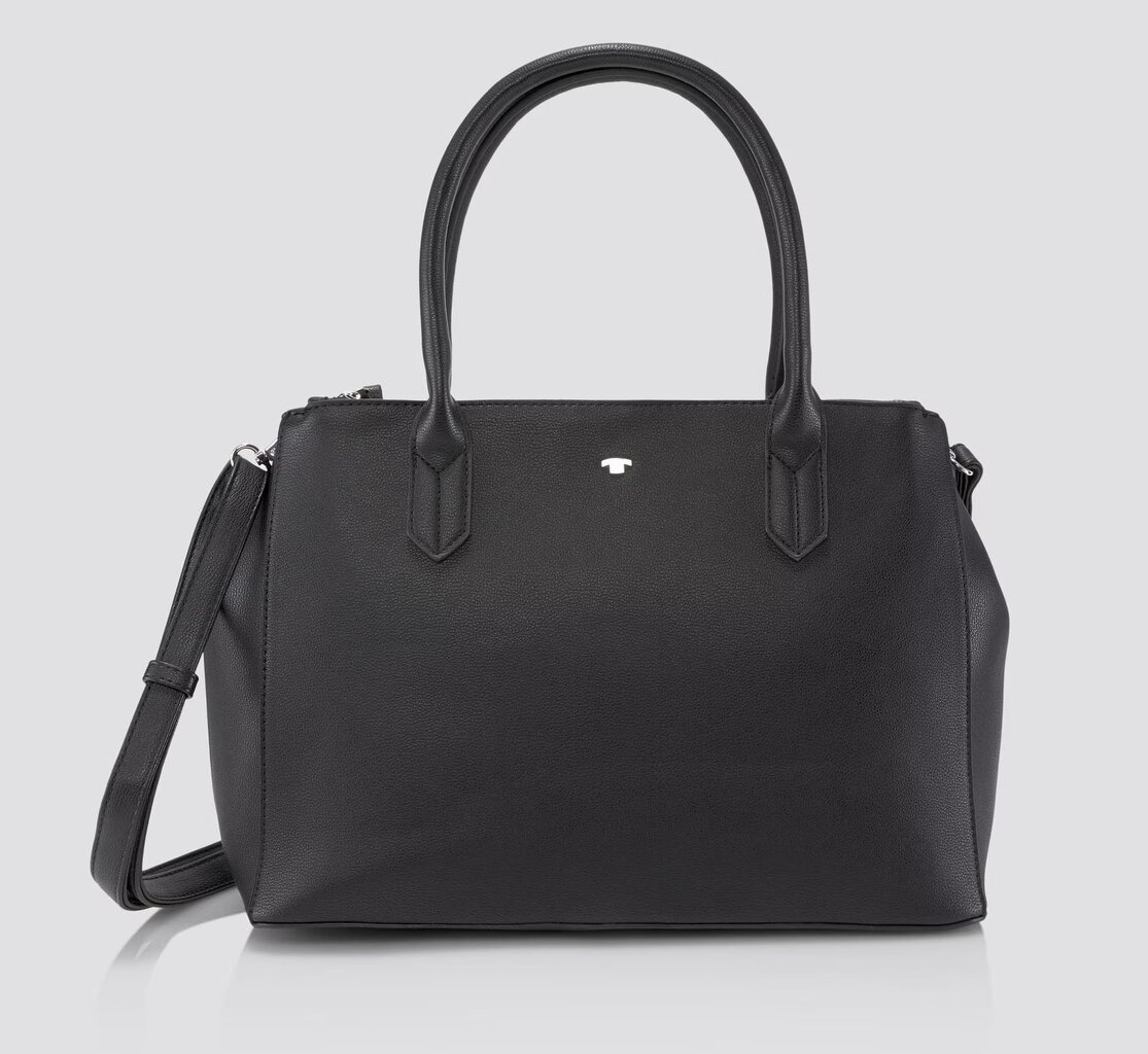 Tom Tailor rokas soma Roma, melnā krāsā cena un informācija | Sieviešu somas | 220.lv